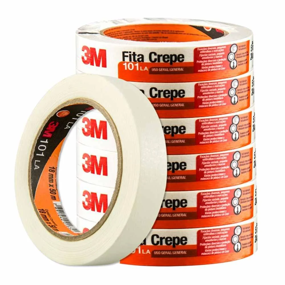 Fita Crepe 18Mmx50M Tartan - 3M