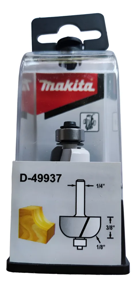 Fresa de Borda Encaixe 3/4 X 3/8 X 1/4 Makita