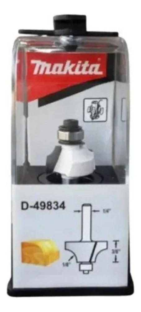 Fresa de Borda Externa Encaixe 3/4 X 3/8 X 1/4 Makita