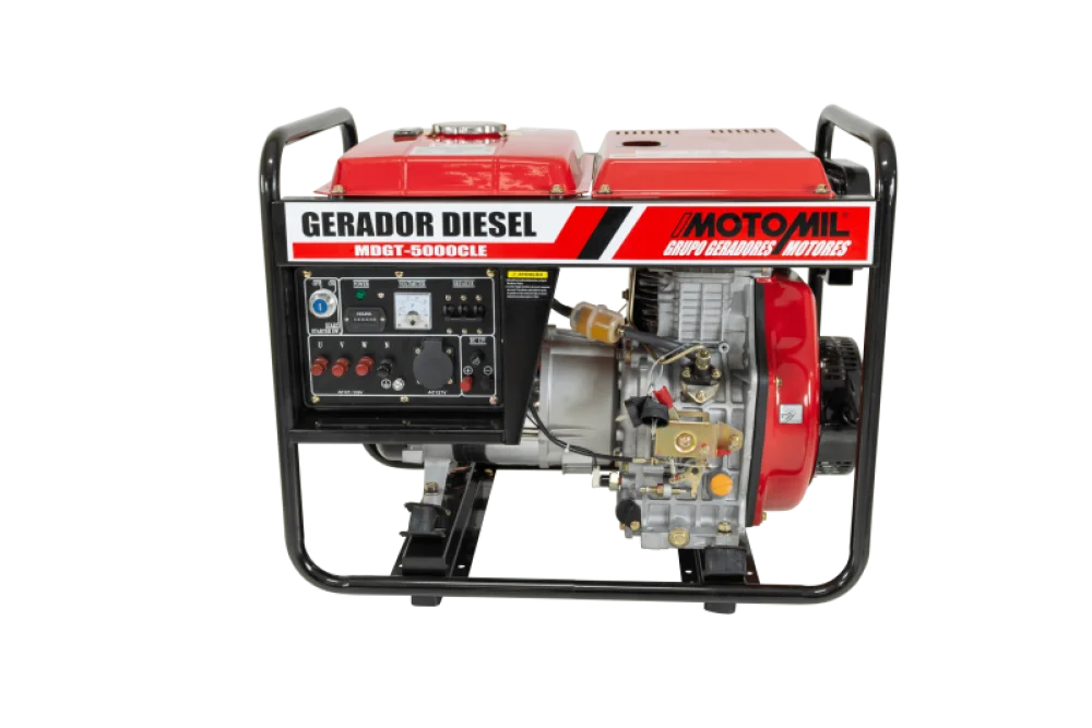 Gerador Á Diesel Mdg-5000Cle Motomil