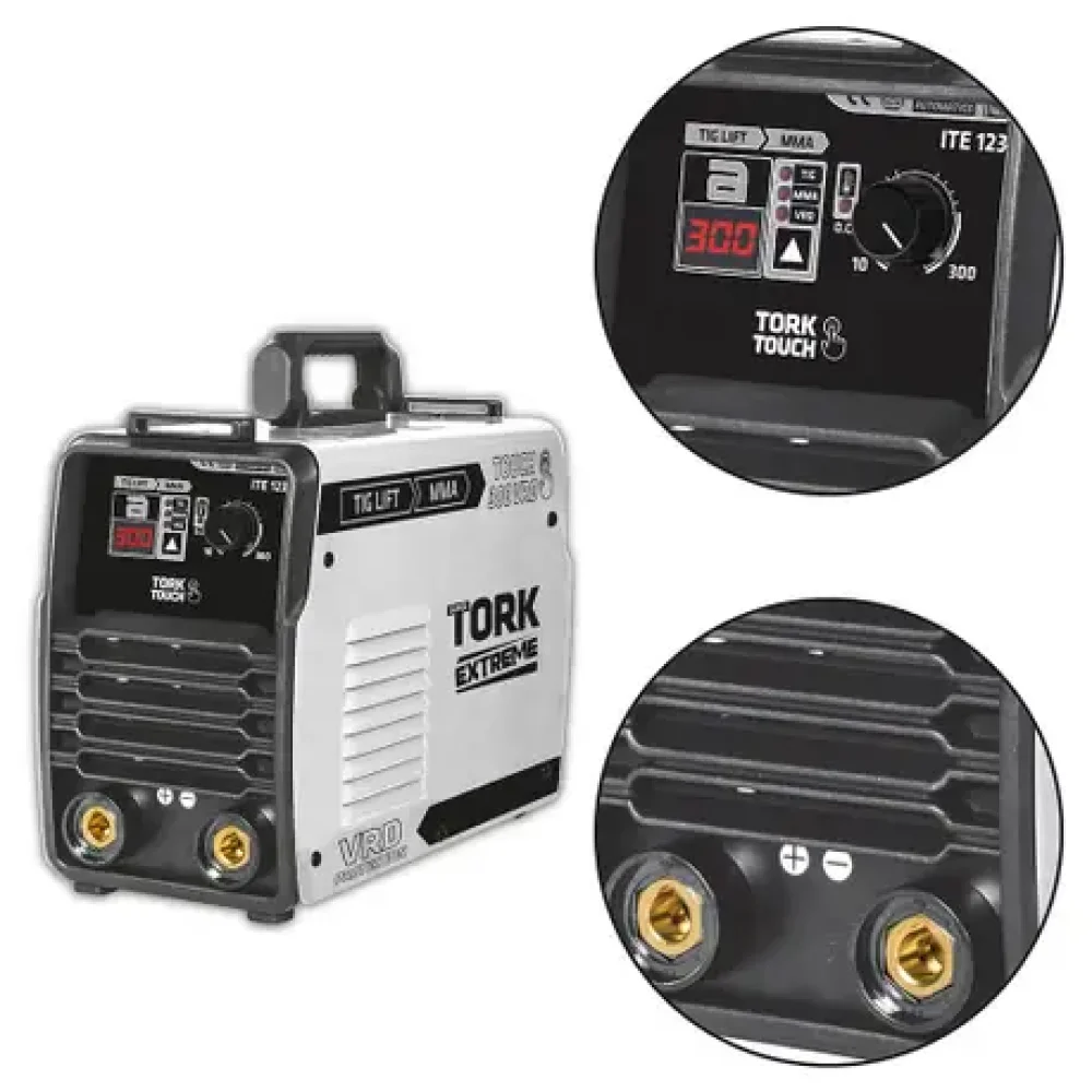 Inversora de Solda Supertork Ite12300 300A Tig Mma Touch 220V Profissional