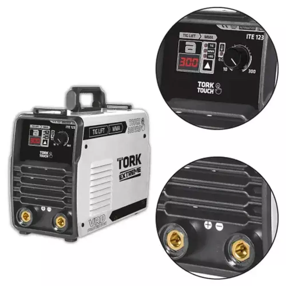 Inversora de Solda Supertork Ite12300 300A Tig Mma Touch 220V Profissional
