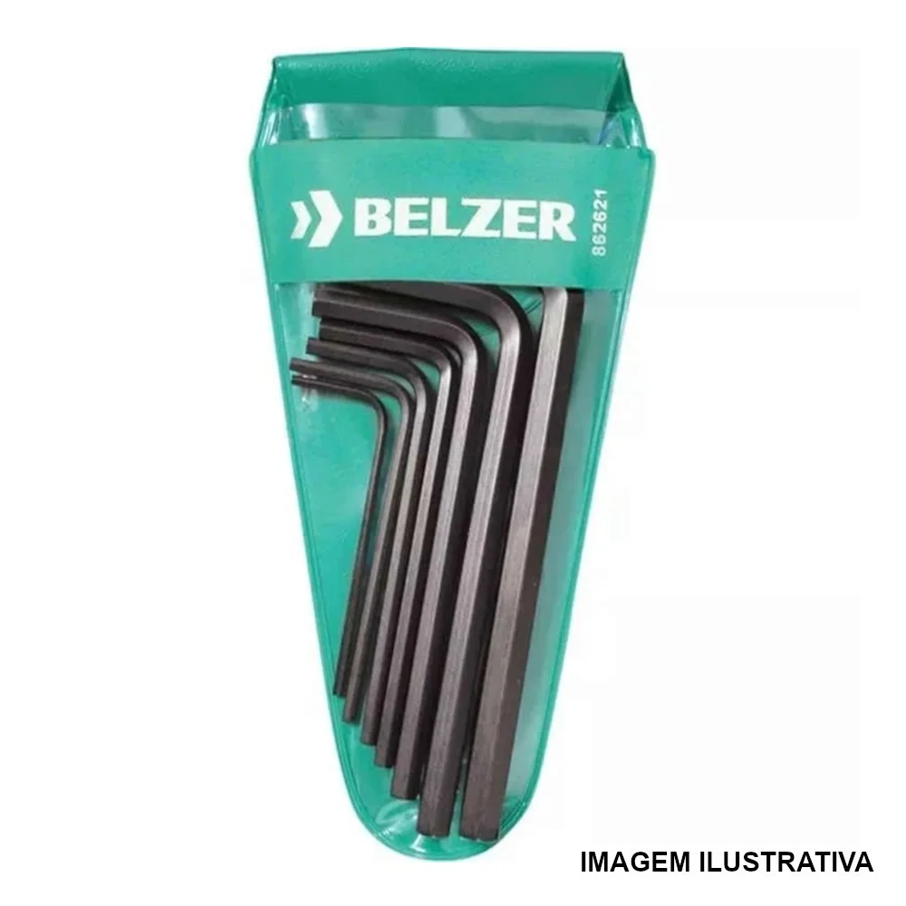 Jogo Chave Allen L 1,5 - 6Mm 7 Peças Belzer