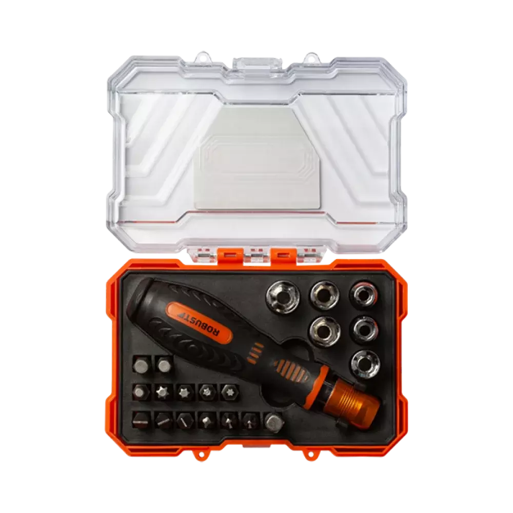 Jogo de Bits e Soquetes com 21 Peças - Robust-3370144