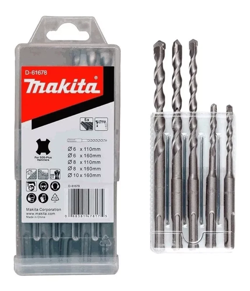 Jogo de Brocas Sds com 5 Peças D-00795 - Makita