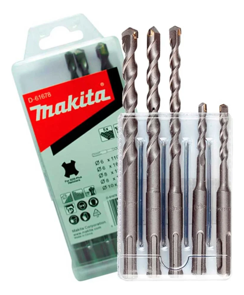 Jogo de Brocas Sds Plus Makita com 5 Peças