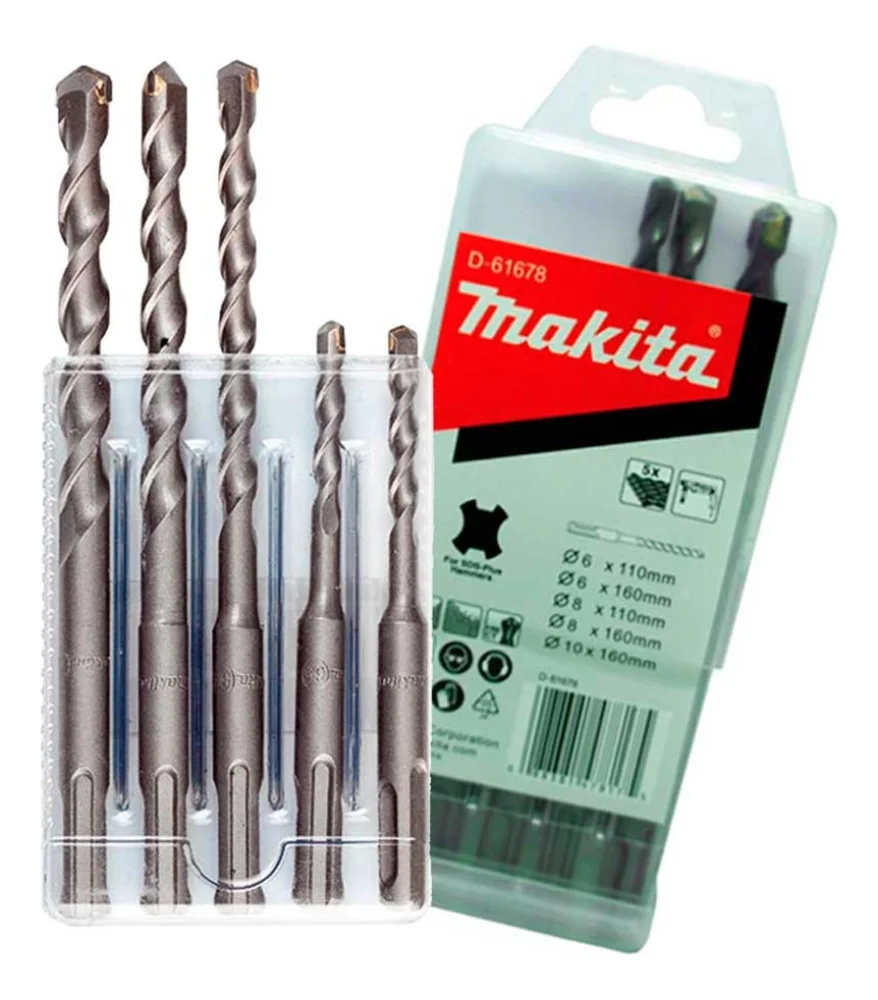 Jogo de Brocas Sds Plus Makita com 5 Peças