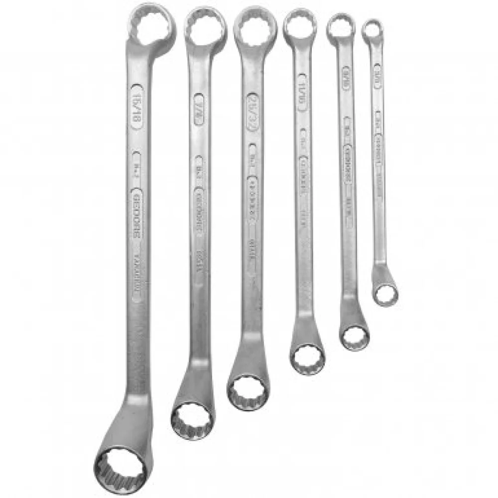 Jogo de Chaves Estrela 6 Peç 3/8 a 1 Gedore