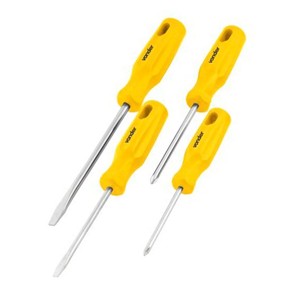 Jogo de Chave de Fenda e Phillips com 10 Peç/Vonder