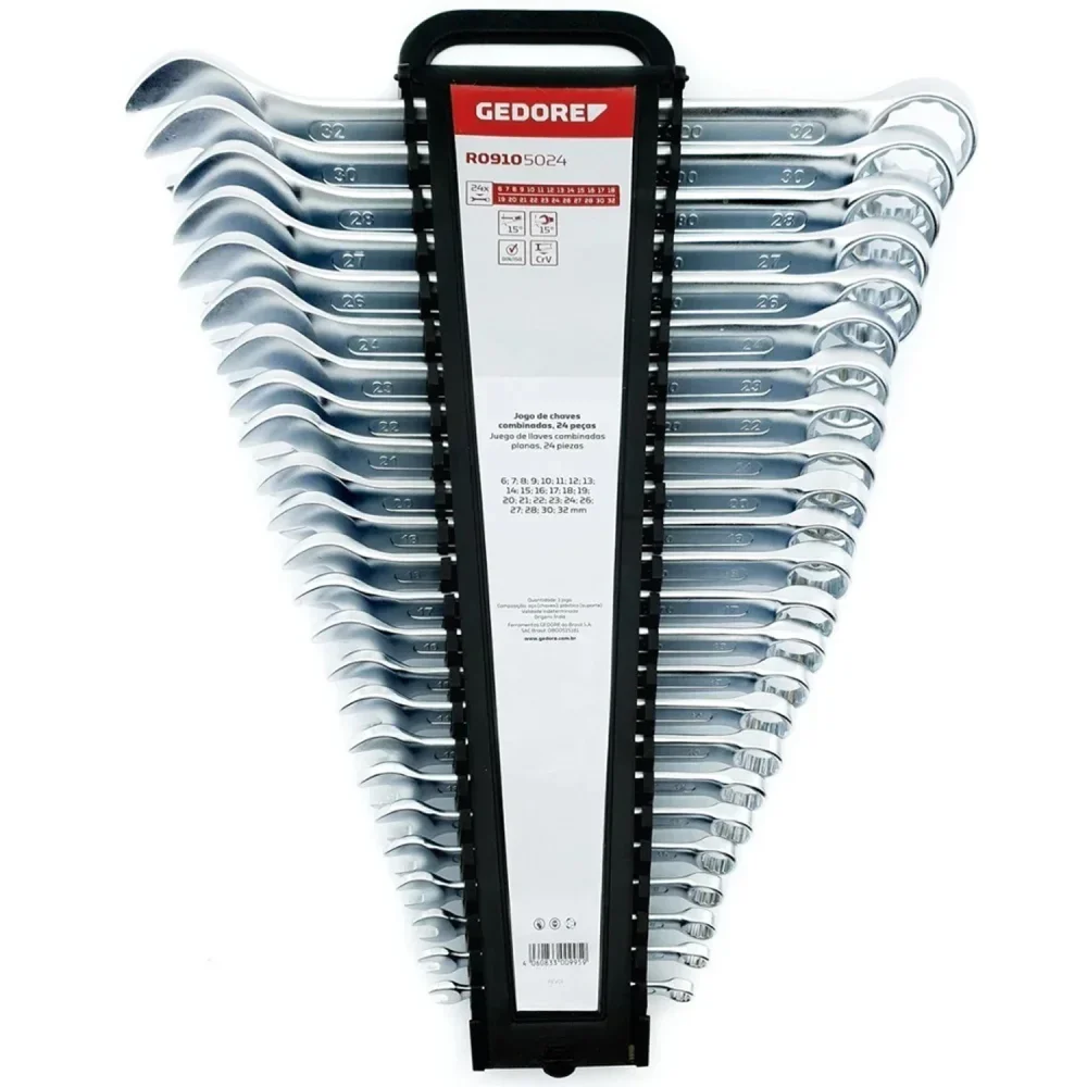 Jogo de Chaves Combinadas 26 Peç 6 a 32 MM Gedore