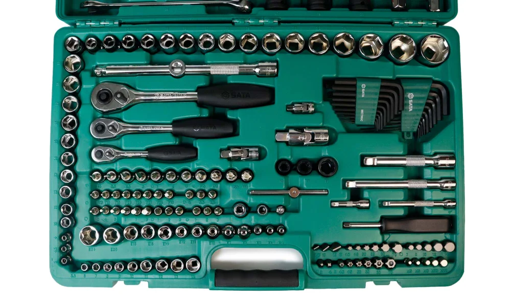Jogo de Ferramentas Sata 190 Peç St109543 Oficina Profissional Completo