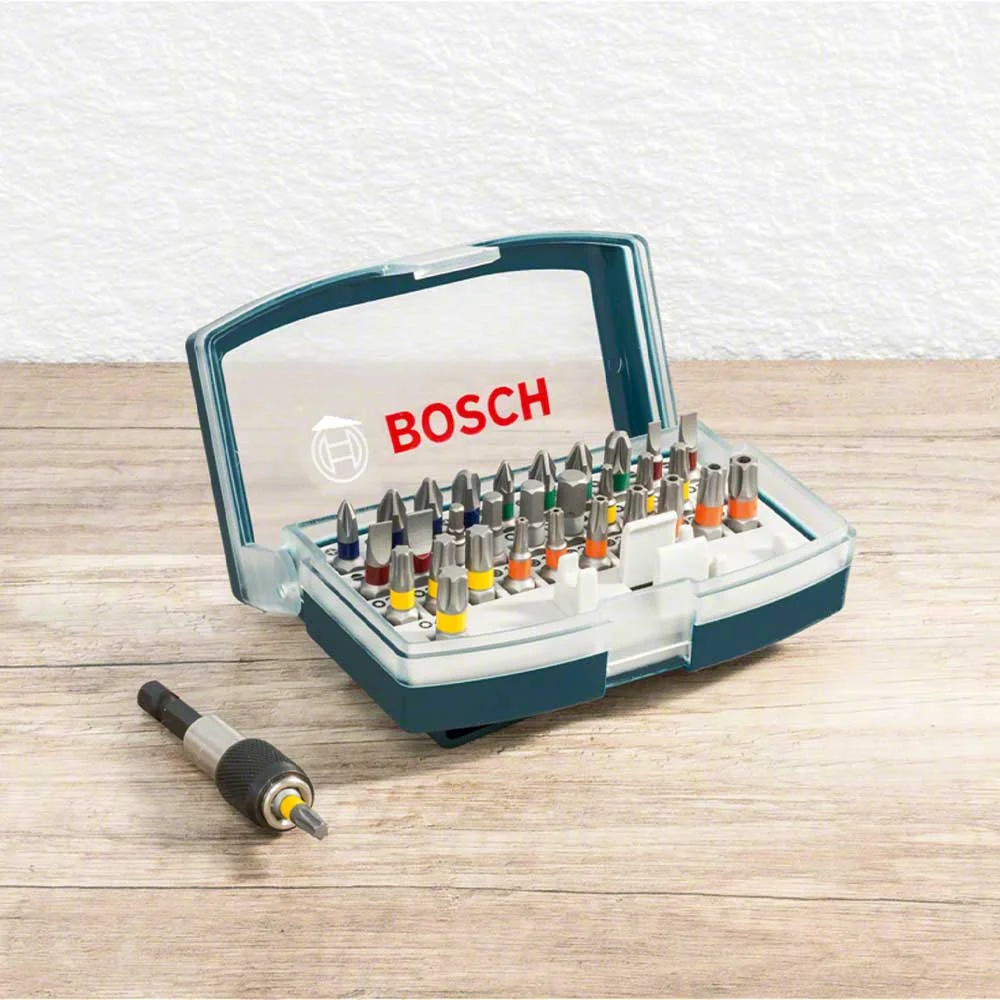 Jogo de Pontas para Parafusadeira 32 Peças - Bosch