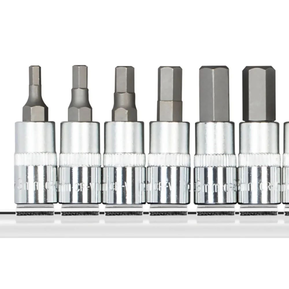 Jogo de Soquete Allen Fenda e Phillips com 13 Peç Encaixe 1/4 - Gedore Red