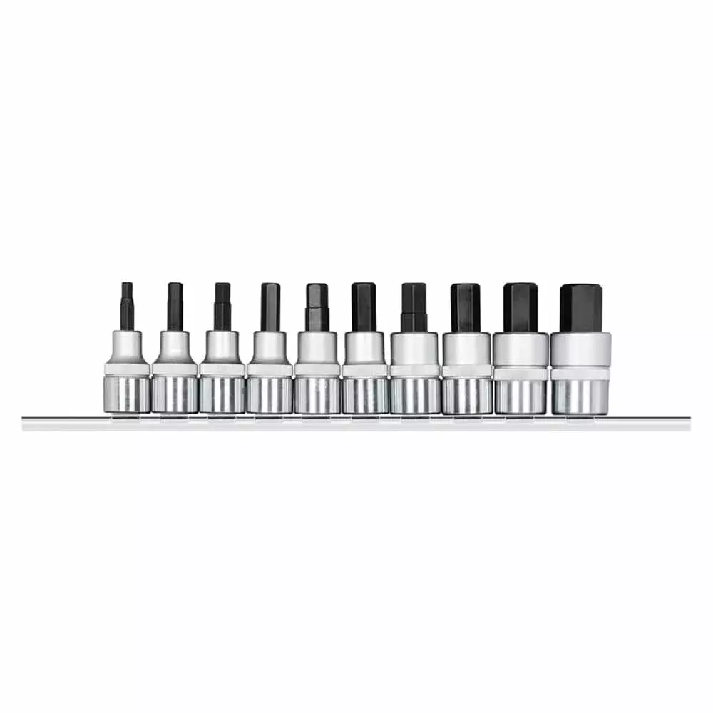 Jogo de Soquetes Allen 1/2” 10 Peças 5 a 17 MM Gedore Red