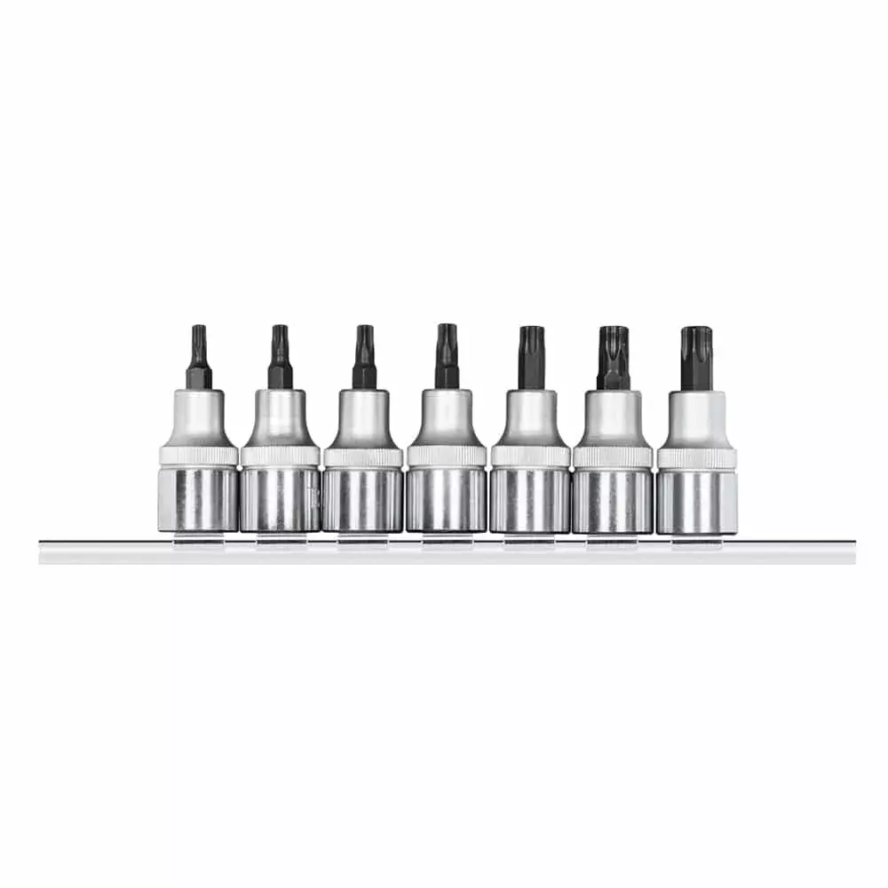 Jogo de Soquetes Torx 1/2” 7 Peças T20 a T50 Gedore Red