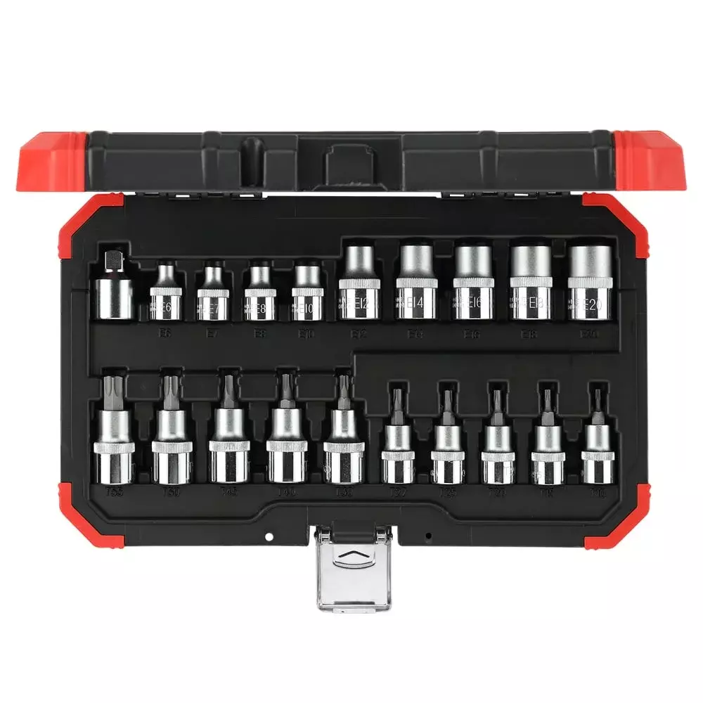 Jogo de Soquetes Torx 3/8" e 1/2" 20 Peças Gedore Red