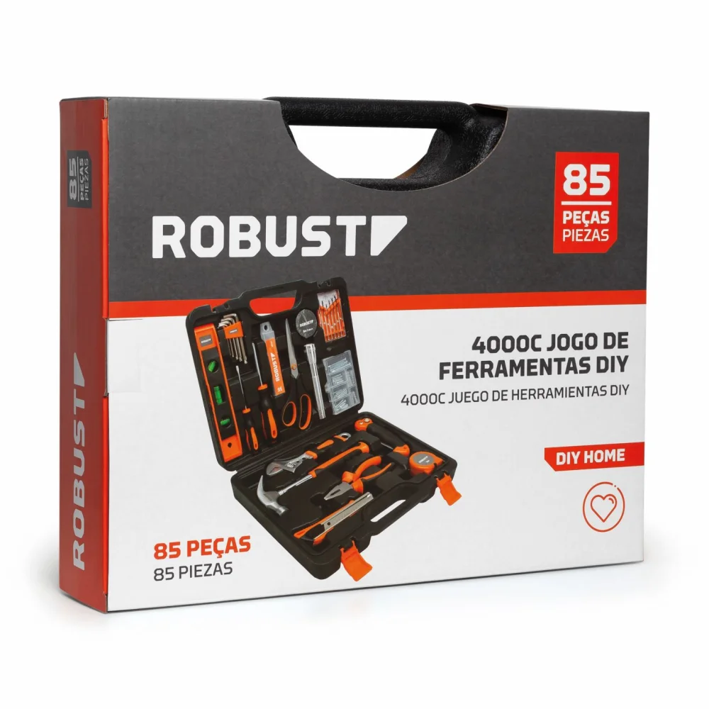 Jogo Diy com 85 Peças 4000C - Robust