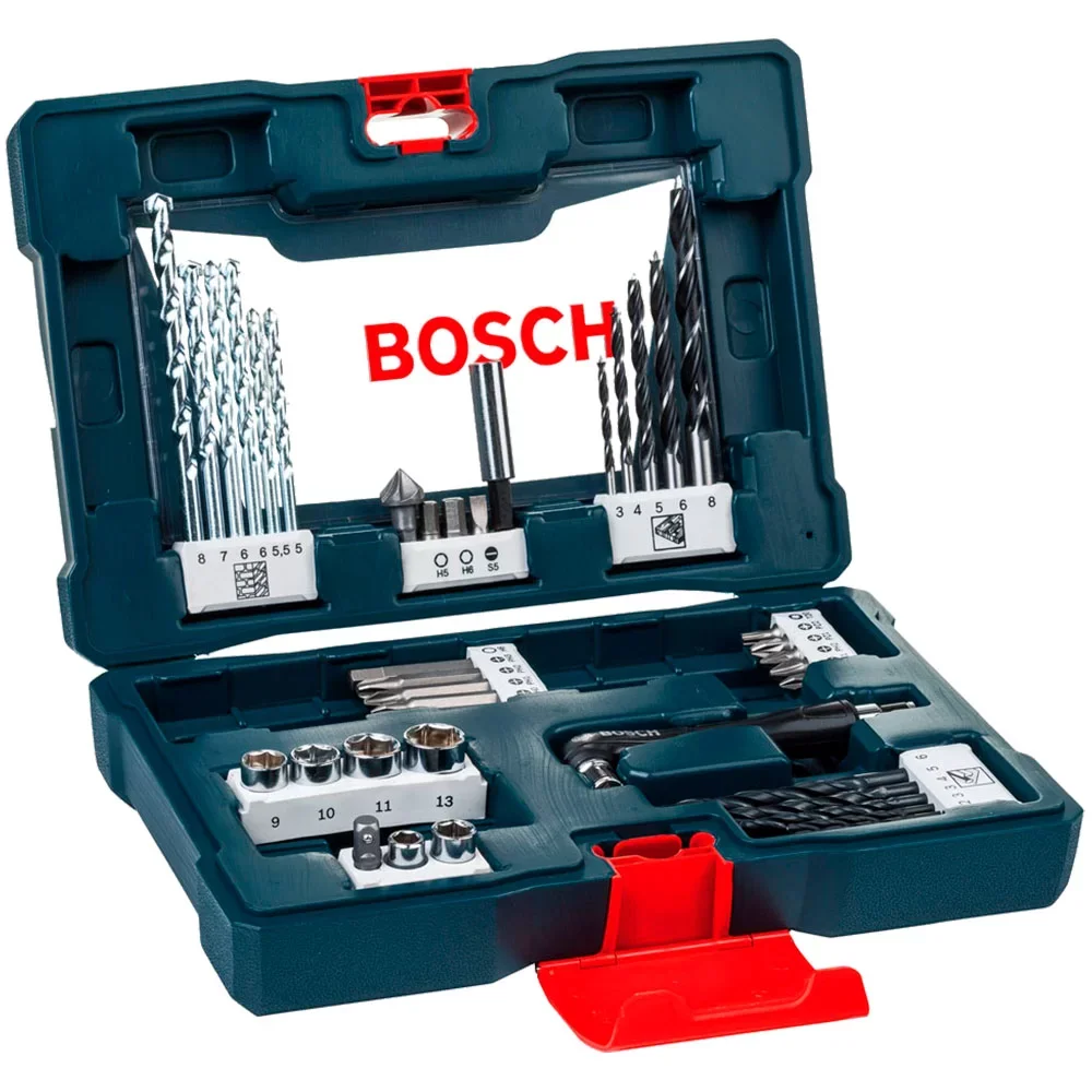 Kit de Brocas, Pontas e Bits V-Line com 41 Peças - Bosch-2607017396