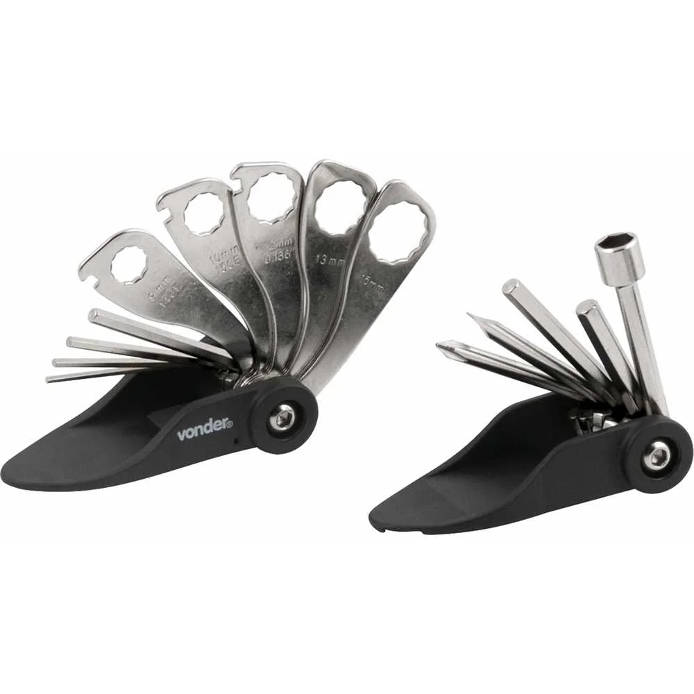 Kit de Ferramentas para Bicicleta com 17 Peç Vonder