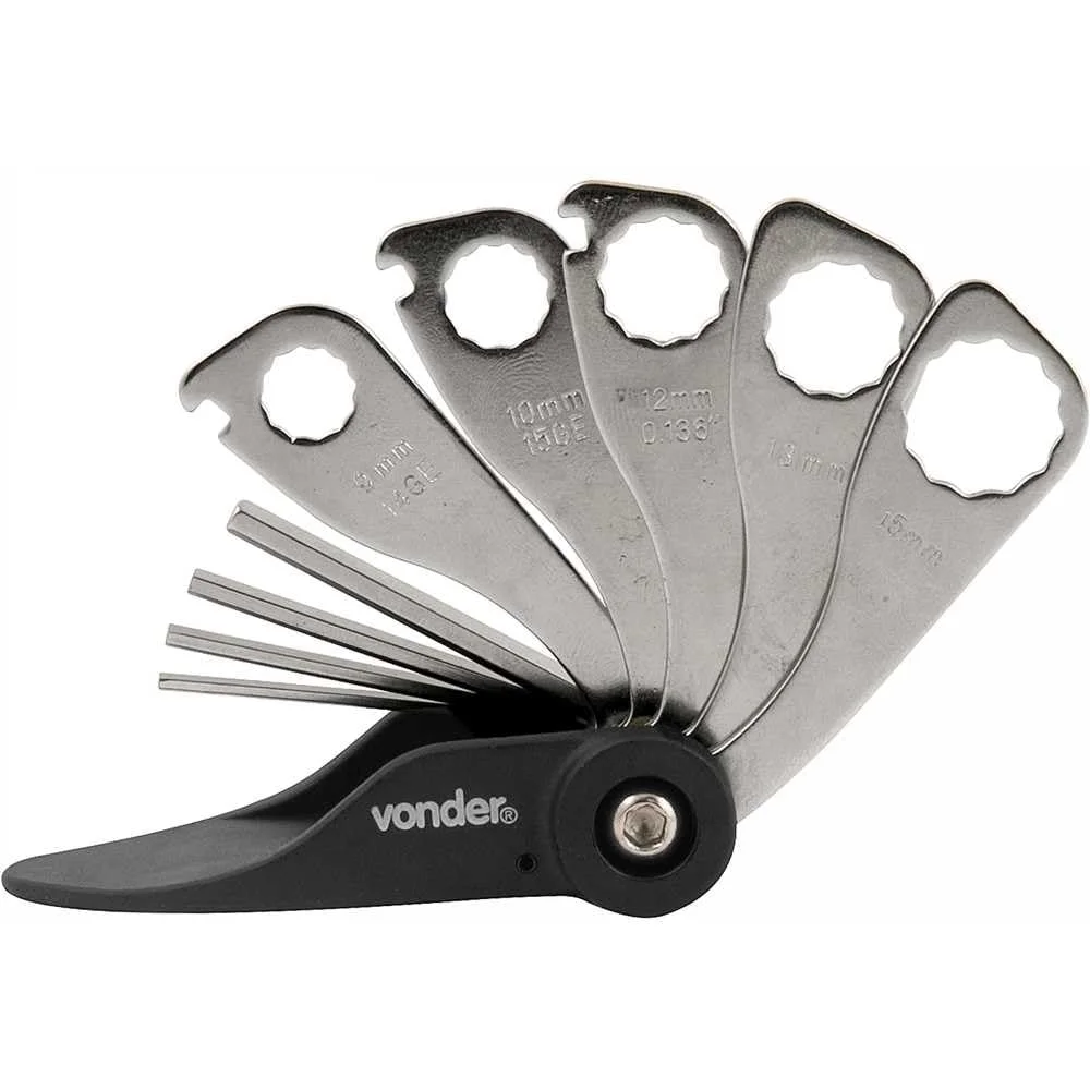 Kit de Ferramentas para Bicicleta com 17 Peças Vonder