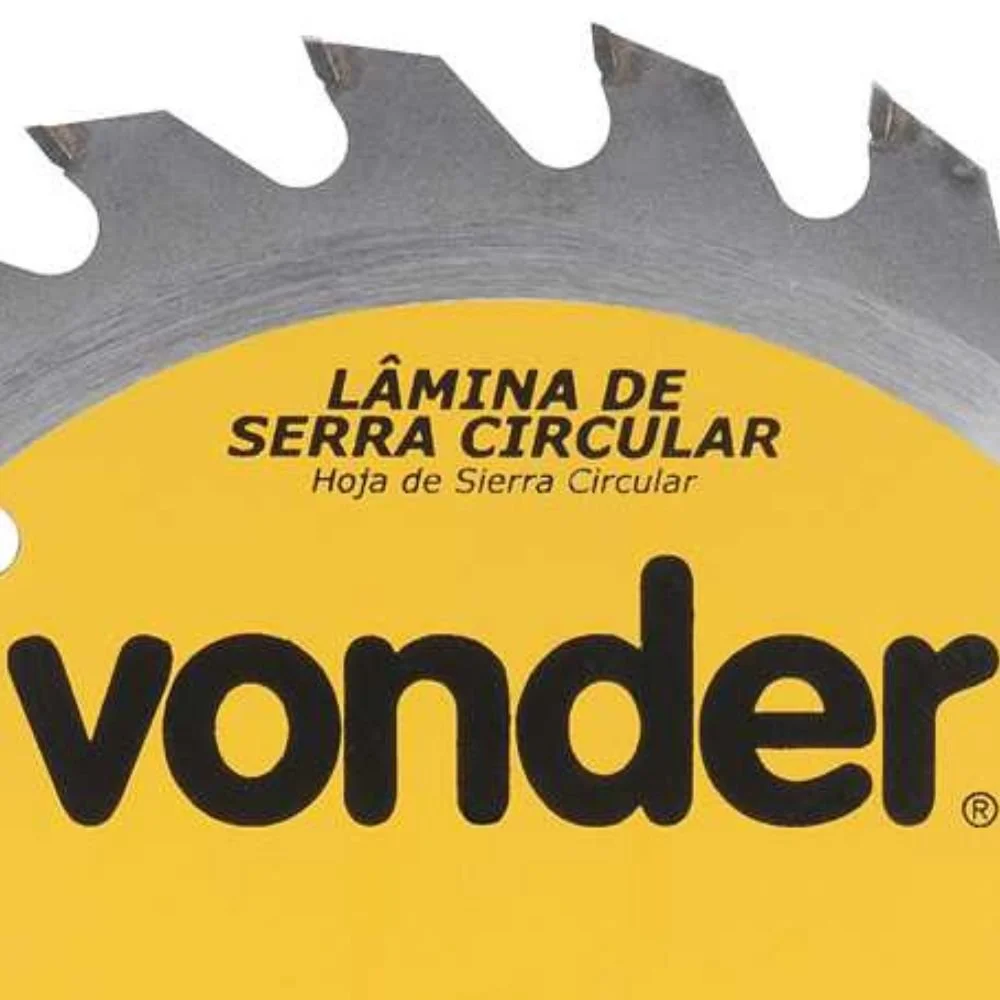 Lâmina de Serra Circular Videa 185Mm X 20Mm 24 Dentes Vonder