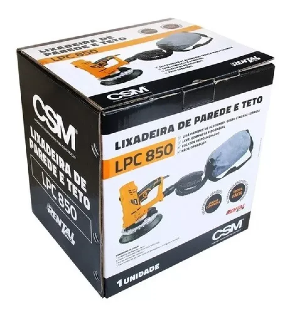 Lixadeira de Parede e Teto 850W - Csm-71000767