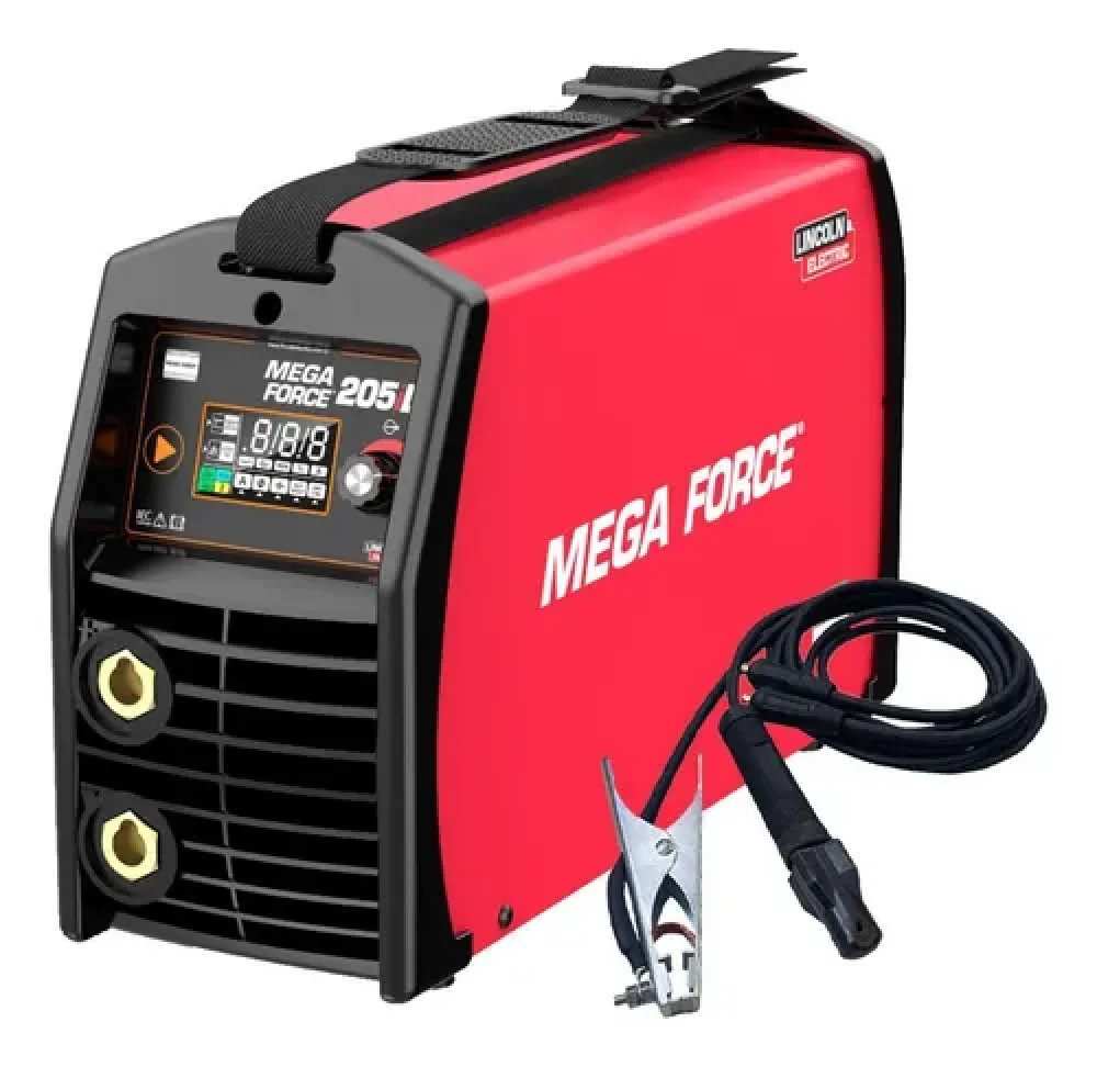 Máquina de Solda Inversora Mega Force 225A Bivolt com Display de Led - Lincoln-K69069-1