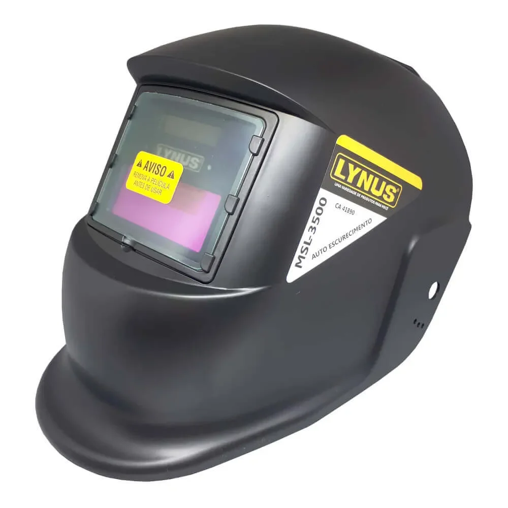 Máscara de Solda Auto Escurecimento sem Regulagem Msl 3500 - Lynus