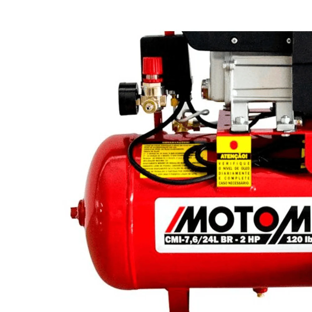 Motocompressor 7,6/24L 2Hp 220V - Motomil