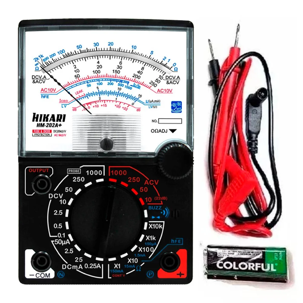 Multímetro Analógico Hikari Hm-202A+