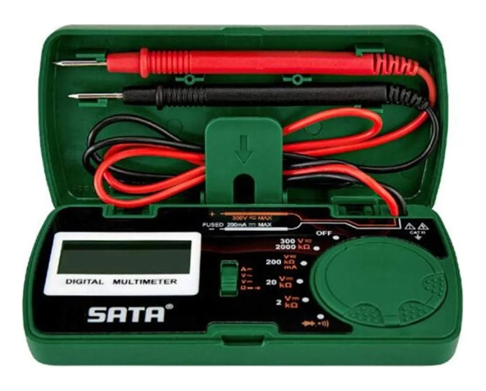 Multímetro Digital de Bolso Cat II - Sata
