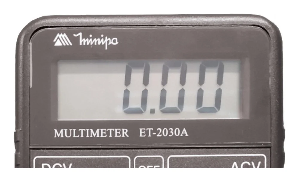 Multímetro Digital Minipa Et-2030A