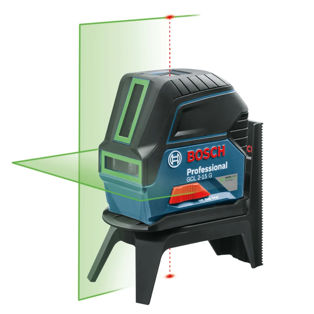 Nível a Laser de Linhas Verdes 15 Metros com Pontos C/Maleta