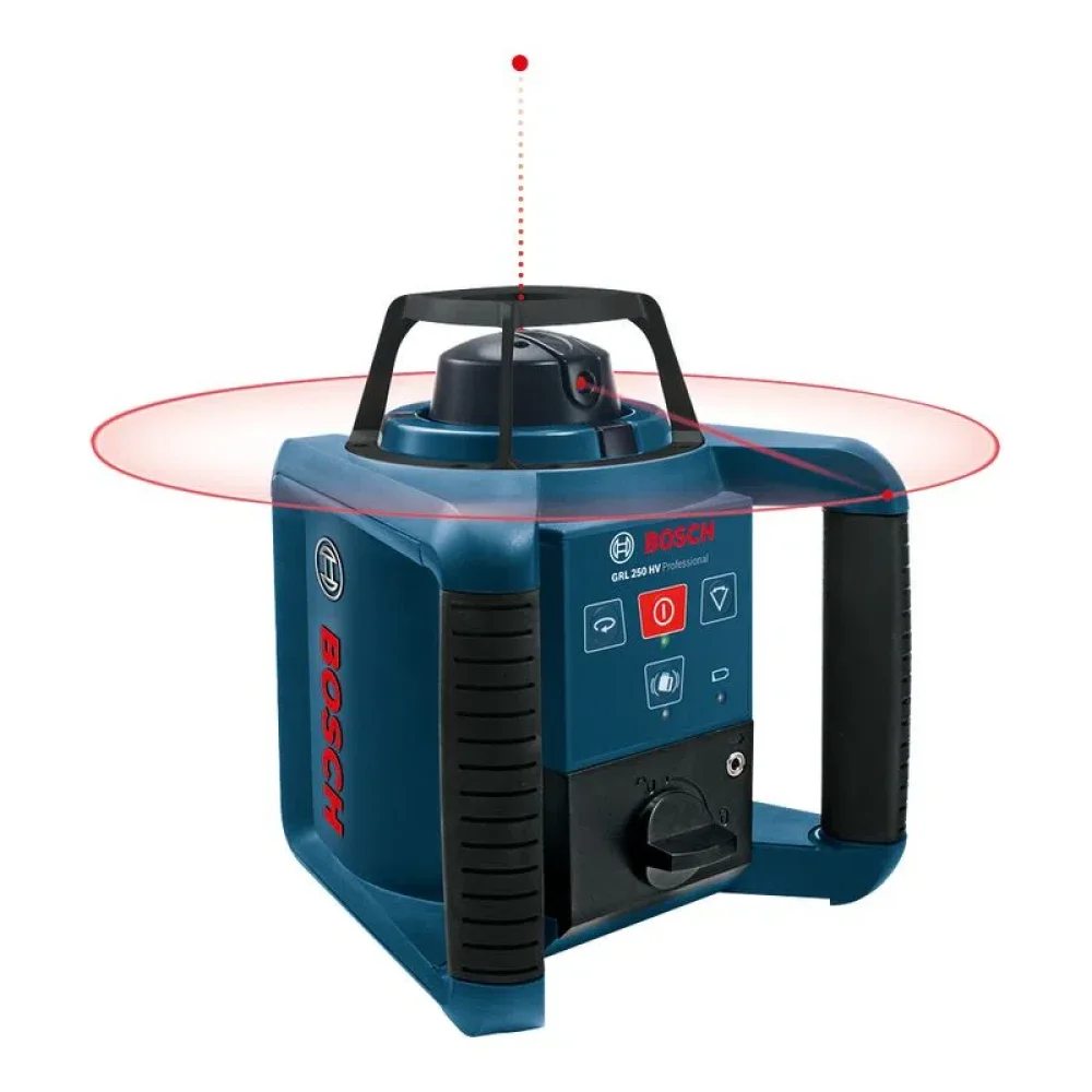 Nível a Laser Rotativo Vermelho Grl 300 Hv com Maleta Bosch