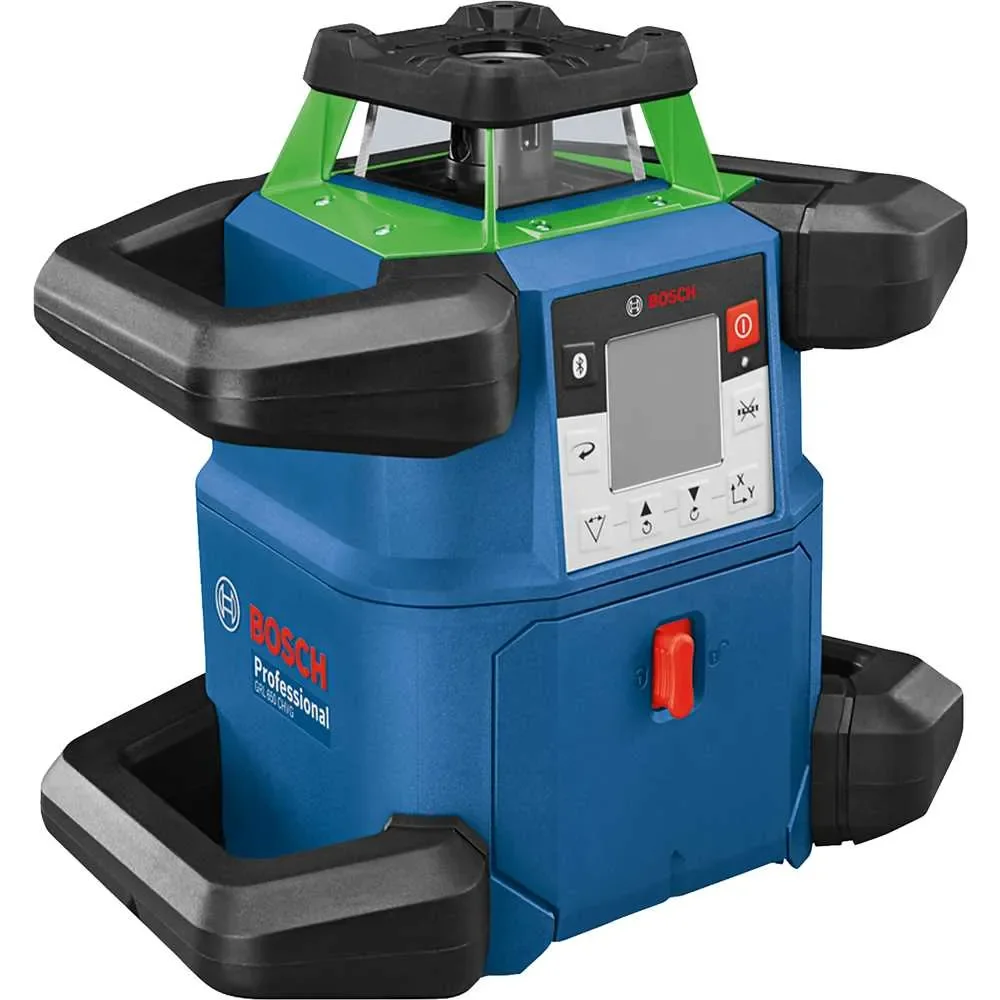 Nível Laser Rotativo Verde Bosch Grl 650 Chvg Profissional Alta Precisão