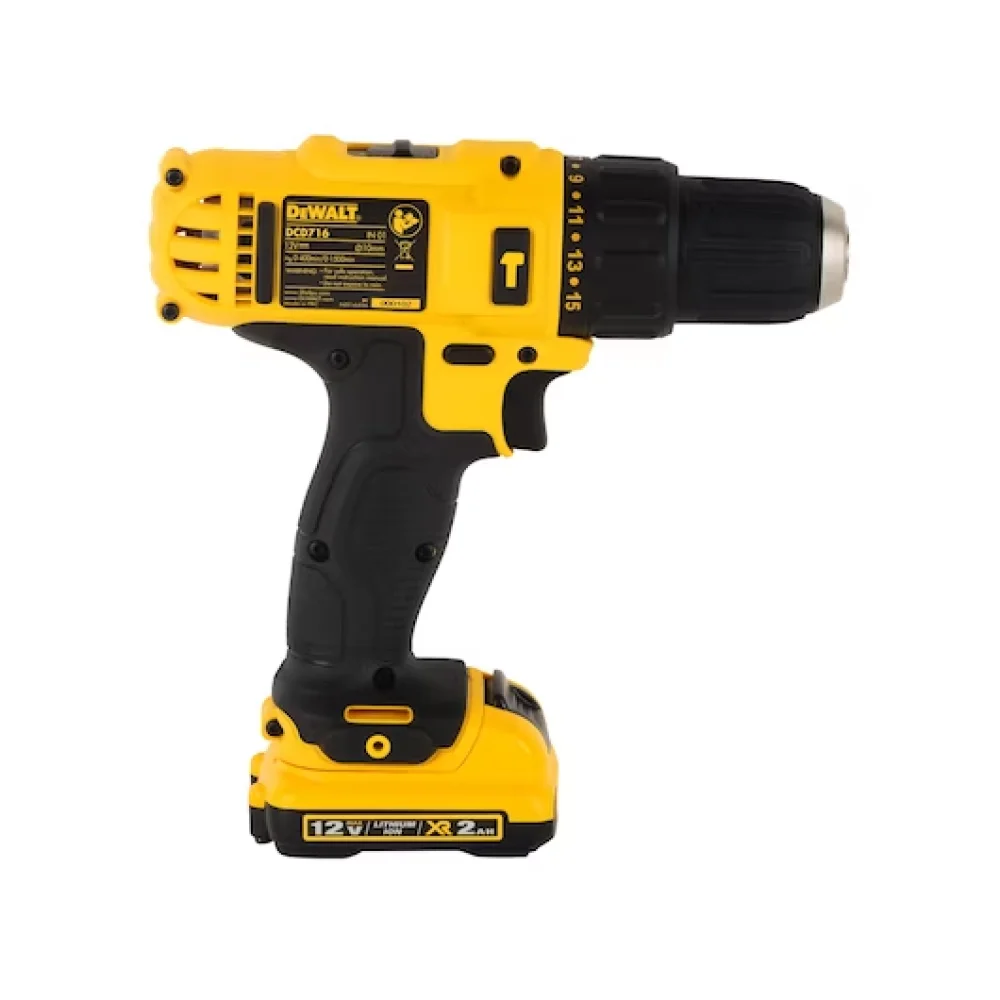 Pafusadeira/Furadeira de Impacto a Bateria 12V 3/8 Pol.- Dewalt-Dcd716D2