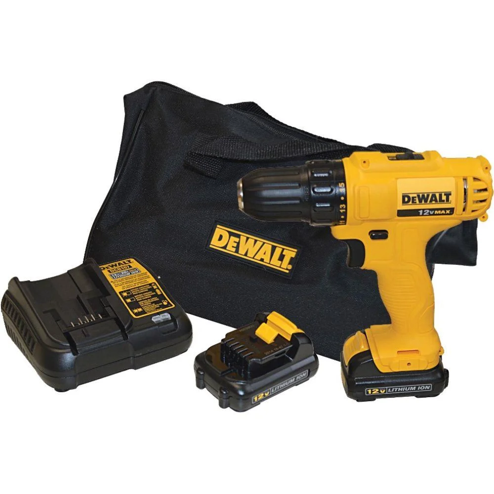 Parafusadeira / Furadeira 3/8'' (10 Mm) 12V Max Íon de Lítio Dewalt Dcd700C2Br