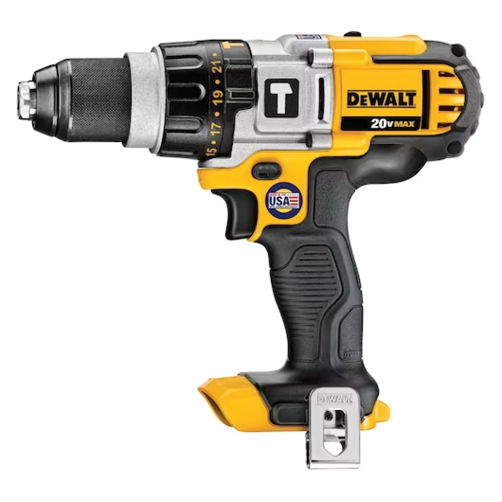 Parafusadeira/Furadeira de Impacto a Bateria 20V Max 1/2 Pol. sem Bateria e Carregador - Dewalt-Dcd9