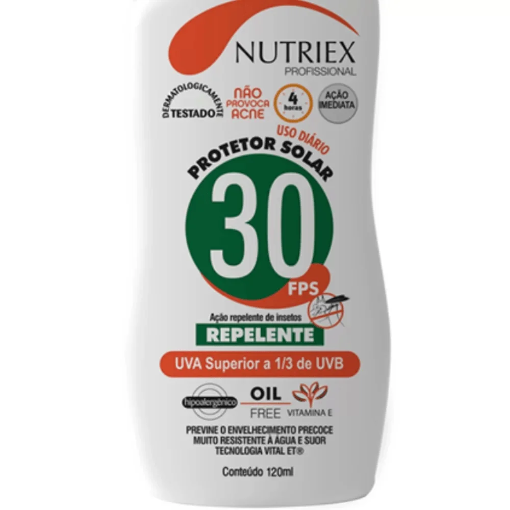 Protetor Solar Fps 30 1/3Uva 120Ml com Repelente./nutriex