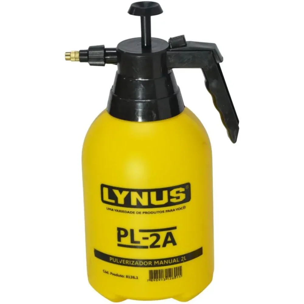 Pulverizador Manual Pl-2A 02 Litros /Lynus