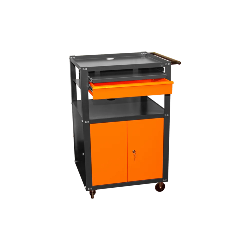 Rack para Computador Semi Fechado Laranja Presto