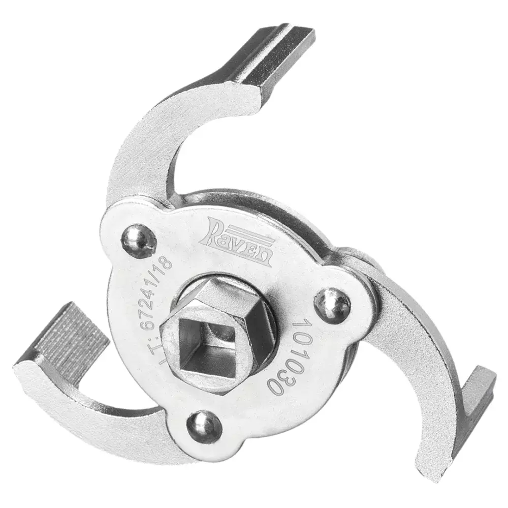 Saca Filtro de Óleo com 3 Garras Móveis e Abertura de 70 a 100Mm. Encaixe de 1/2" e Sextavado de 2