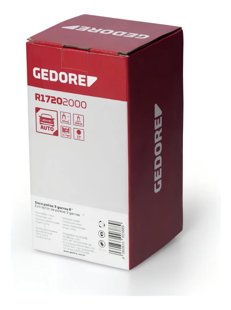 Saca Polia 3 Garras Articuladas 100Mm St90634Sc Sata