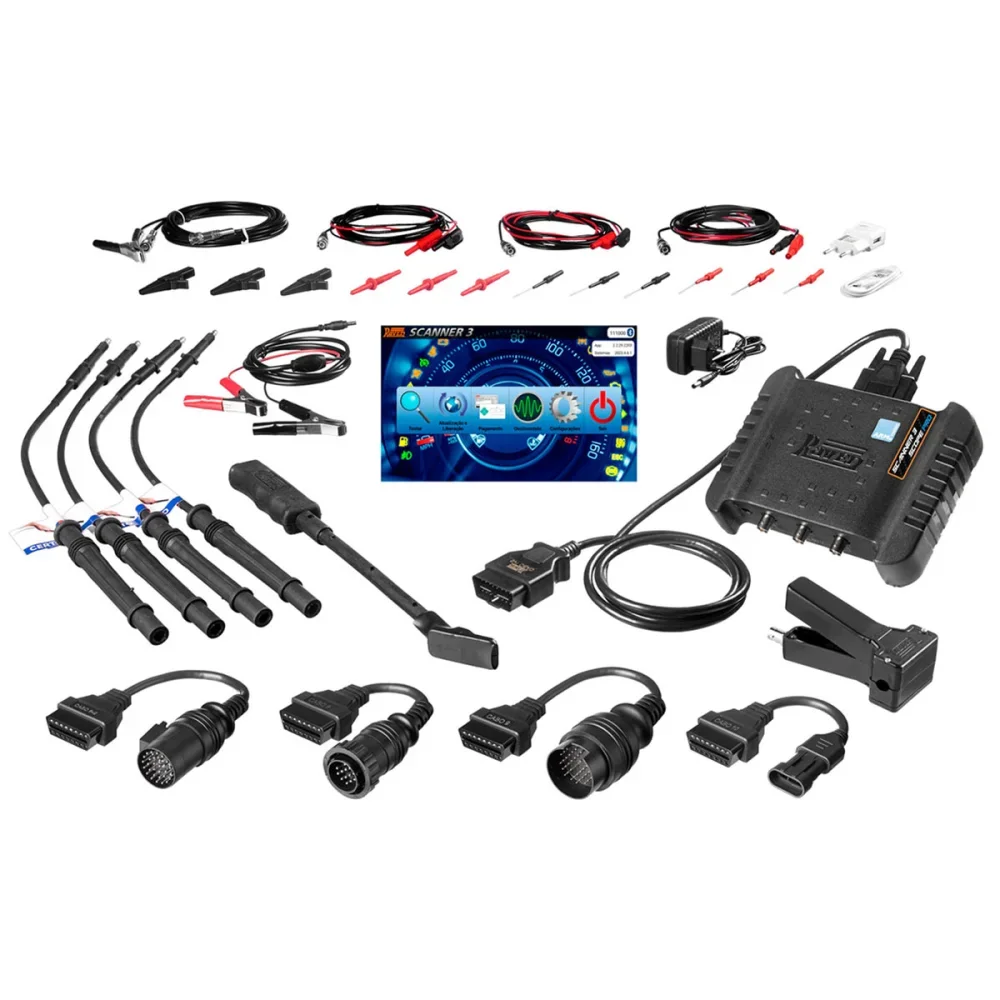 Scanner 3 Scope Pro (Versão sem Tablet) + Kit Diesel Leve- Raven 108931