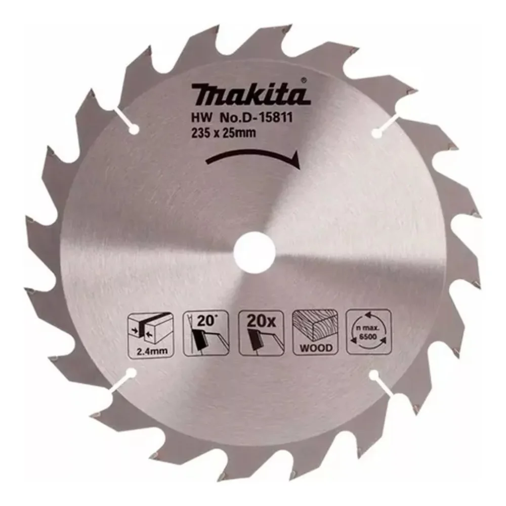 Serra Circular Videa 235 X 25 MM 20D Makita D-15811