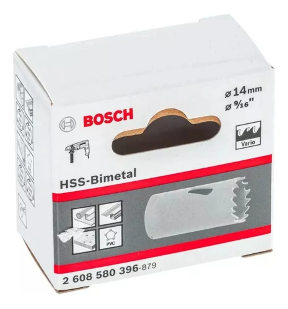 Serra Copo 14 MM 9/16 Bimetal Bosch