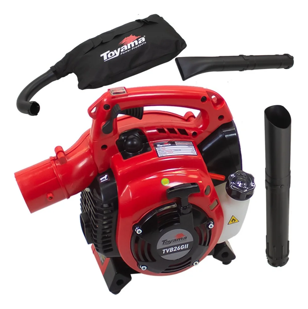 Soprador e Aspirador de Folhas Toyama Tvb26-Gii a Gasolina com Bolsa Coletora - Toyama