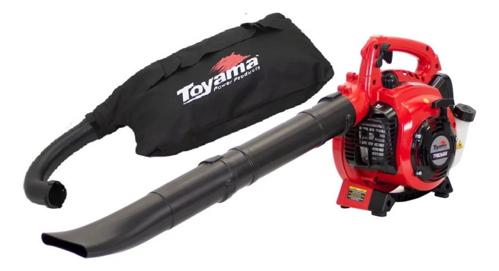 Soprador e Aspirador de Folhas Toyama Tvb26-Gii a Gasolina com Bolsa Coletora - Toyama