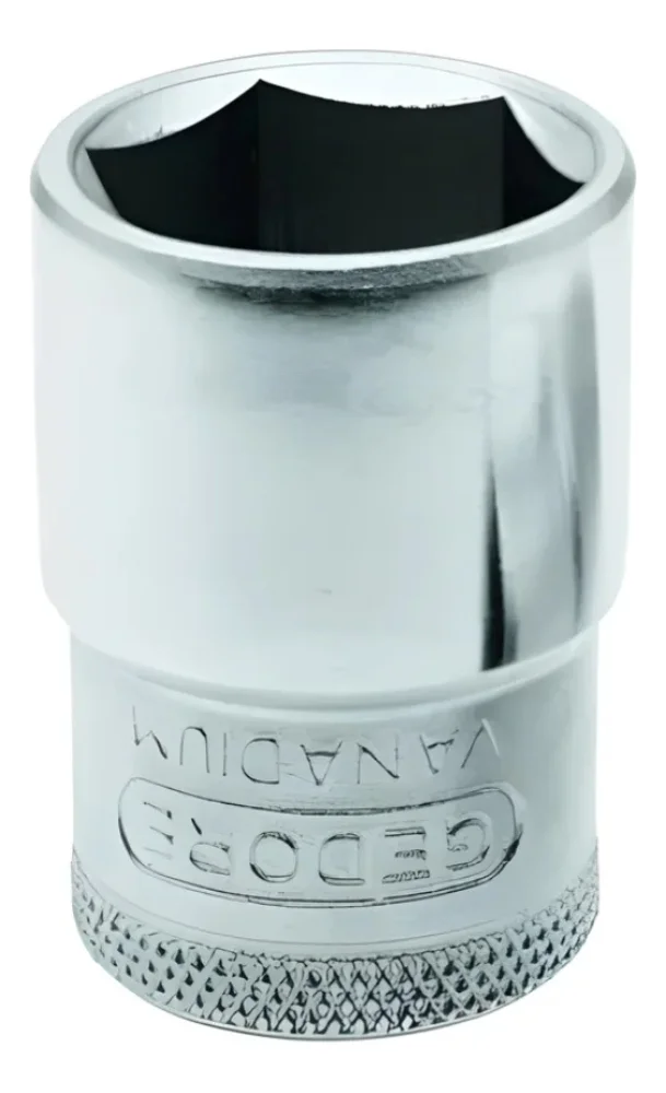 Soquete Estriado de 30Mm Encaixe de 1/2 D19-30Mm Gedore