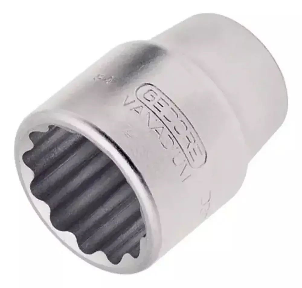 Soquete Estriado Encaixe 3/4" X 29Mm Gedore